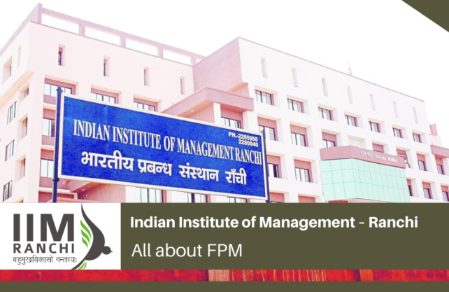 PhD at IIM Ranchi