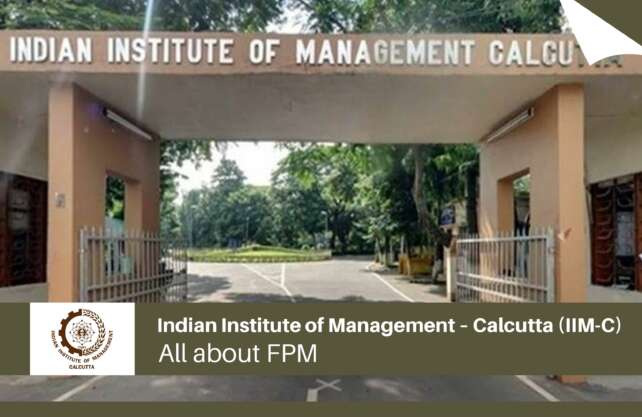 PhD at IIM Calcutta