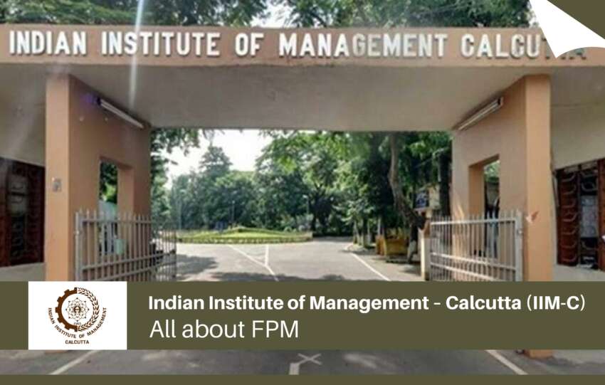 PhD at IIM Calcutta