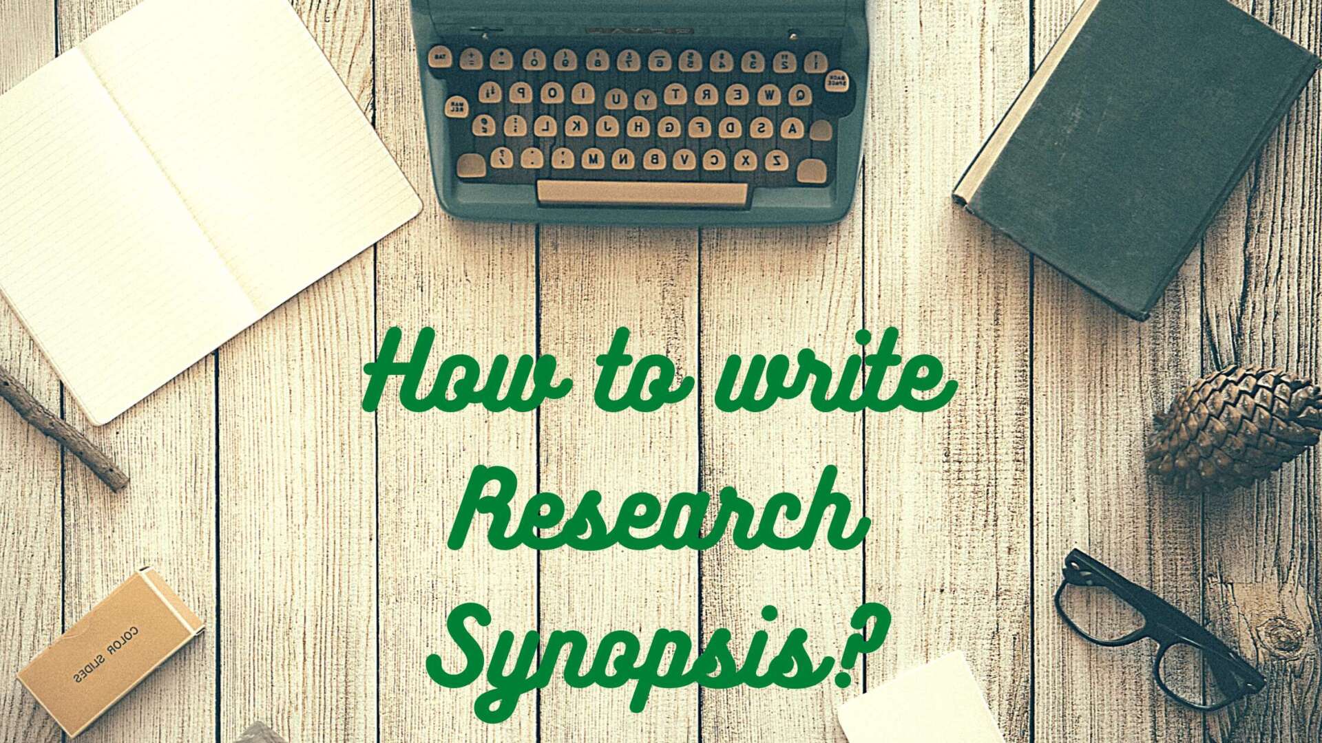 how to write synopsis of a research paper