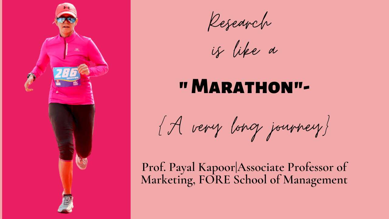 Research is like a Marathon- {A very long Journey}