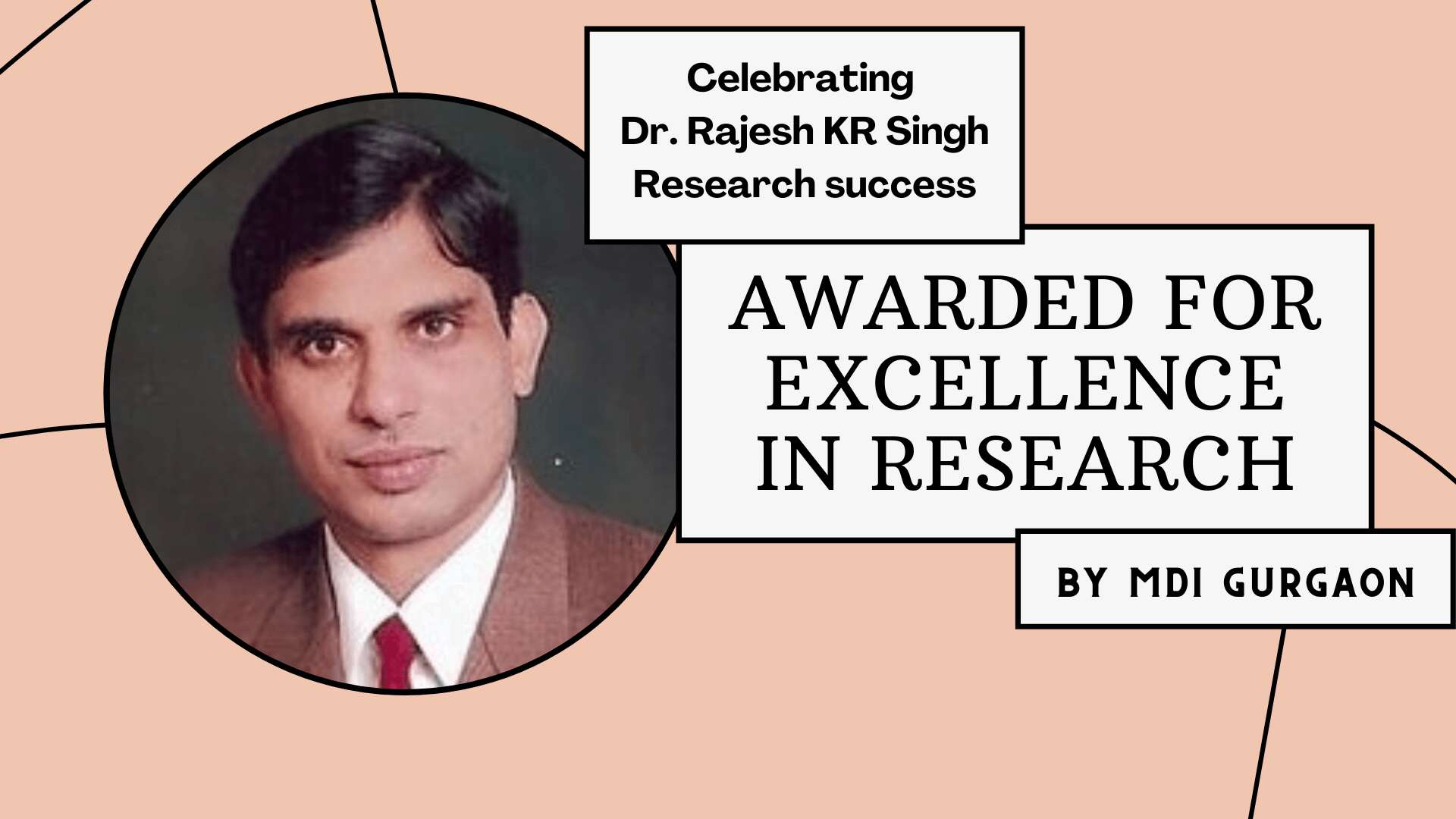 Awarded for excellence in research