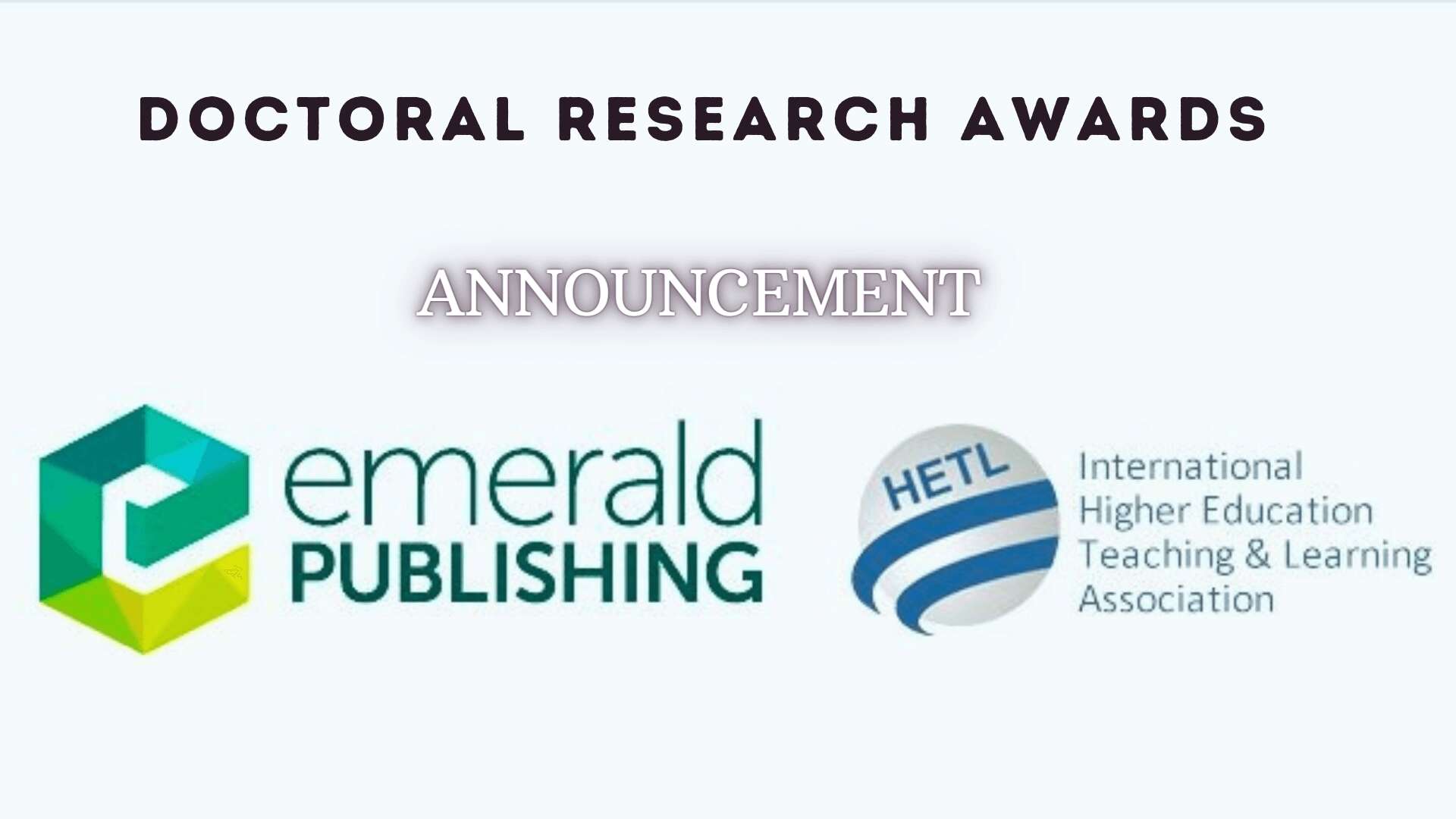 Doctoral Research Awards