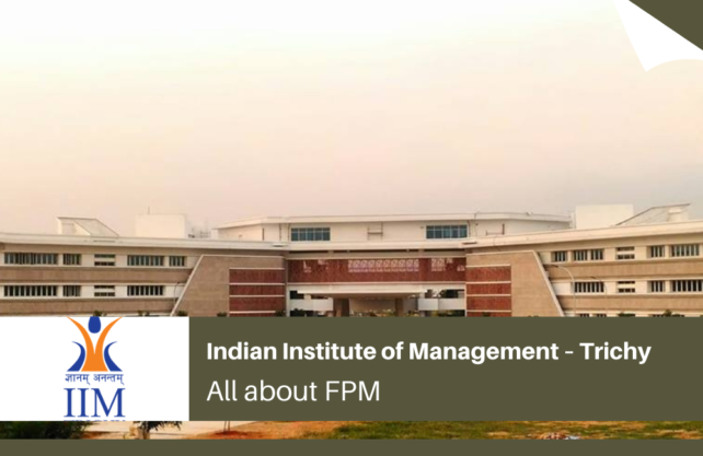 PhD at IIM Trichy