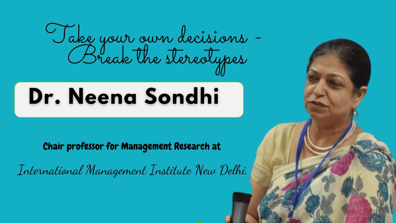 Prof. Neena Sondhi | IMI New Delhi