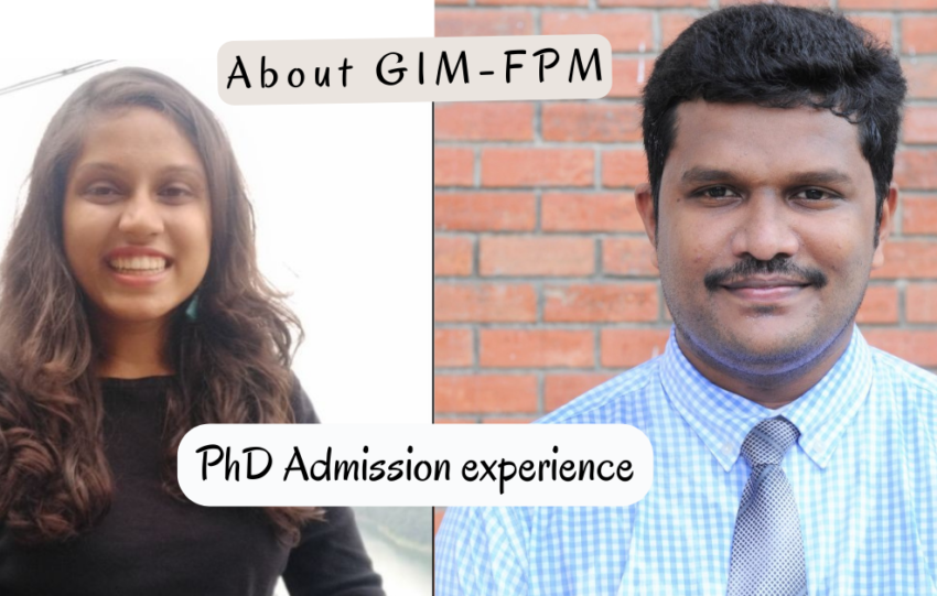 PhD Admission experience