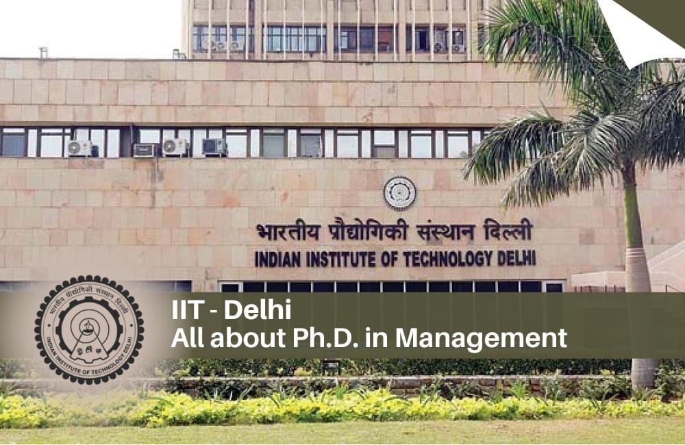 Ph.D. Program at IIT Delhi